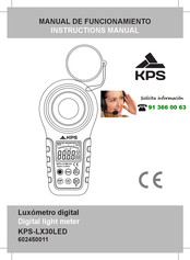KPS KPS-LX30LED Manual De Funcionamiento