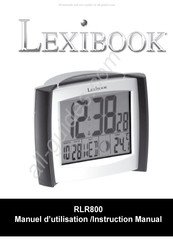 LEXIBOOK RLR800 Manual De Instrucciones