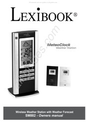 LEXIBOOK MeteoClock SM882 Manual Del Propietário