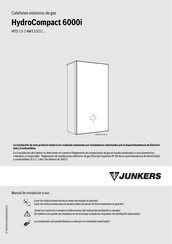 Junkers HydroCompact 6000i Manual Del Usuario