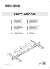 Menabo PRO TOUR INDOOR Instrucciones De Montaje