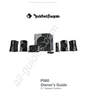 Rockford Fosgate P560 Guia Del Usuario