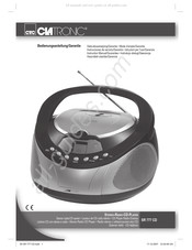 Clatronic SR 777 CD Instrucciones De Servicio