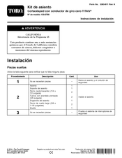 Toro Titan Instrucciones De Instalación