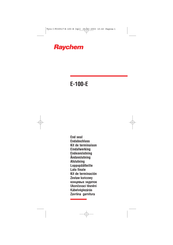 Raychem E-100-E Manual De Instrucciones