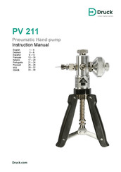 Druck PV 211 Manual Del Usuario