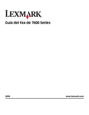 Lexmark 7600 Serie Guia