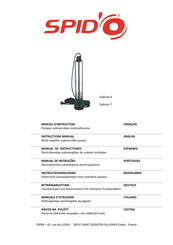 SPIDO Subinox 7 Manual De Instrucciones