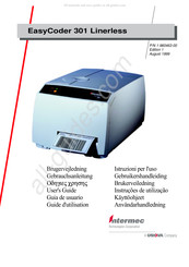 Unova Intermec EasyCoder 301 Linerless Guía De Usuario