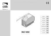 CAME RKLT-W50 Manual Del Usuario
