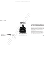 Gear4 Renew SleepClock PG754 Manual Del Usuario