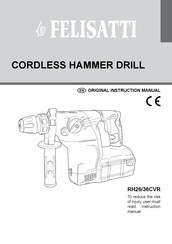 Felisatti RH26CVR Manual Del Usuario