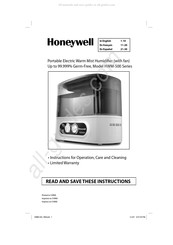 Honeywell HMW-500 Serie Instrucciones Para La Operacion, Cuidado Y Limpieza