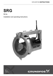 Grundfos SRG Serie Instrucciones De Instalación Y Funcionamiento