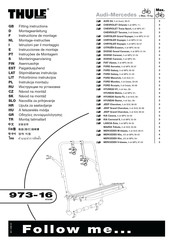 Thule 973-16 Instrucciones De Montaje