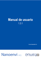 Envira IOT Nanoenvi IAQ Manual De Usuario