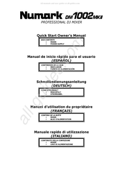 Numark DM1002MKII Manual De Inicio Rápido Para El Usuario