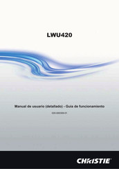 Christie LWU420 Manual De Usuario