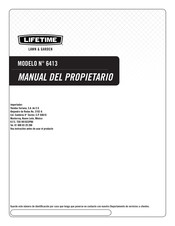 Lifetime 6413 Manual Del Propietário