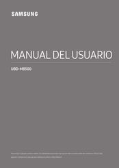 Samsung UBD-M8500 Manual Del Usuario