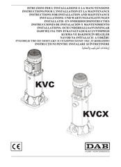 DAB KVCX 55/50 M-T Instrucciones De Instalación Y Mantenimiento