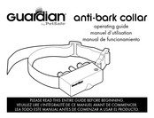 Petsafe GUARDIAN anti-bark collar Manual De Funcionamiento