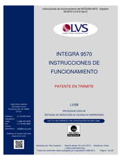 LVS INTEGRA 9570 Instrucciones De Funcionamiento