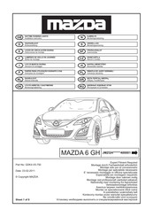 Mazda GDK4-V5-750 Instrucciones De Montaje