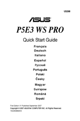 Asus P5E3 WS PRO Manual Del Usuario