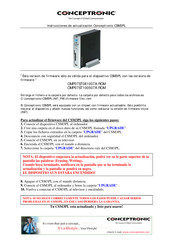 Conceptronic CSM3PL Instrucciones De Actualización