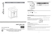 Allen + Roth LWSG30VBR Manual De Instrucciones