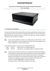 Conceptronic CM3GD Instrucciones De Actualización