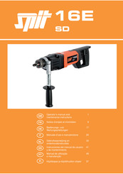 SPIT 16E SD Instrucciones Del Manual De Usuario Y De Mantenimiento