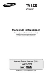 Samsung LW46G15W Manual De Instrucciones