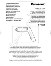 Panasonic EY6225 Manual De Instrucciones