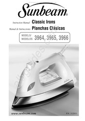 Sunbeam Classic Iron 3966 Manual De Instrucciones