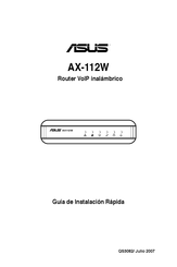 Asus AX-112W Guía De Instalación Rápida