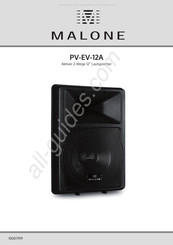 MALONE PV-EV-12A Manual Del Usuario