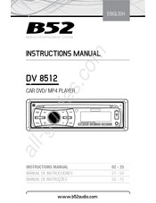 B52 DV 8512 Manual De Instrucciones