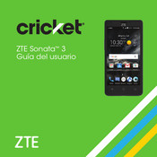 Cricket ZTE Sonata 3 Guia Del Usuario