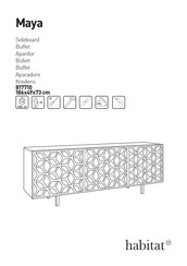 Habitat Maya 817710 Instrucciones De Montaje