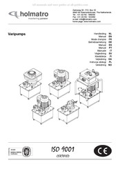 Holmatro Varipump M304 Manual