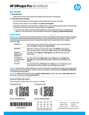 HP Officejet Pro 8620 Manual Del Usuario