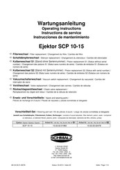 schmalz SCP 10-15 Instrucciones De Mantenimiento