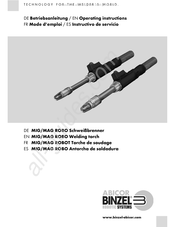 Abicor Binzel MAG Robo Manual Del Usuario