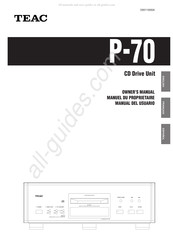 Teac P-70 Manual Del Usuario