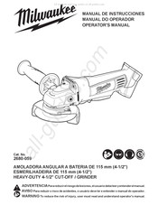 Milwaukee 2680-059 Manual De Instrucciones