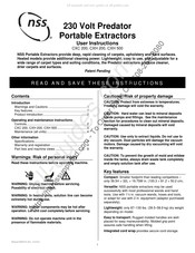 NSS CXC 200 Manual Del Usuario