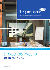 Legamaster STX-5810 Manual Del Usuario