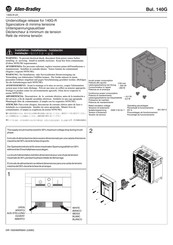 Allen-Bradley 140 G Serie Instalación